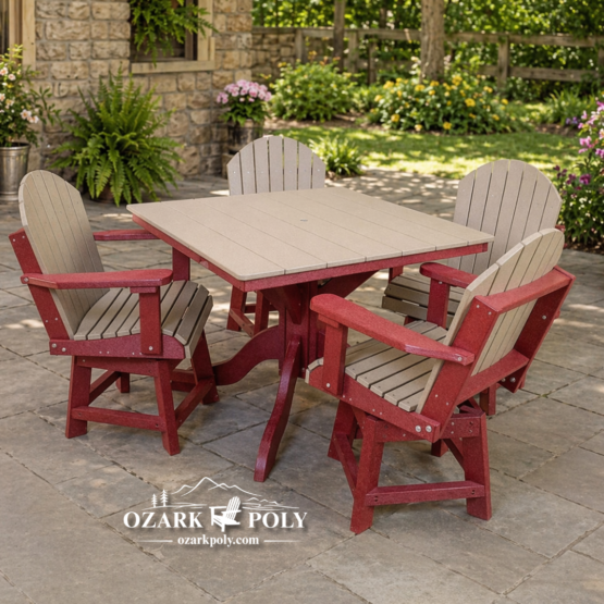 Dining Height Table & Chairs Set
