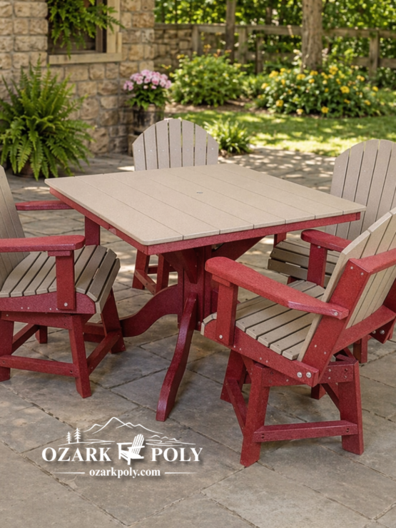 Dining Height Table & Chair Set