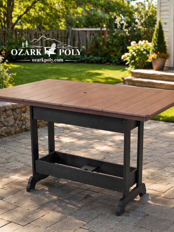 6' Bar Height Rectangle Table