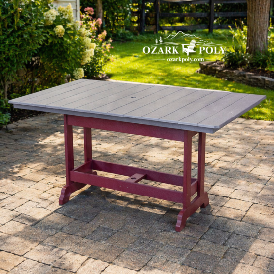 6' Counter Height Rectangle & Oval Table