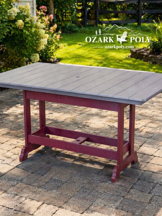 Poly 6' Counter Height Rectangle Table